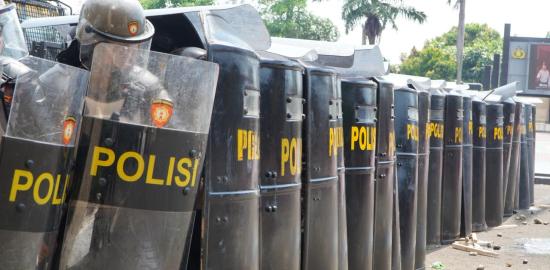 Ditsamapta Polda Banten Gelar Simulasi Penanganan Unjuk Rasa, Tingkatkan Kesiapsiagaan Personel