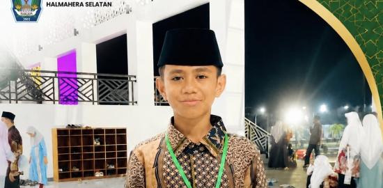 Anugrah Abubakar Raih Juara Harapan II Cabang Tartil pada MTQ XXXI Maluku Utara