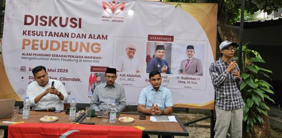 Millenial Indonesia Gelar Diskusi “Alam Peudeung Sebagai Penjaga Marwah: Mengaktualisasi Alam Peudeung di Masa Kini