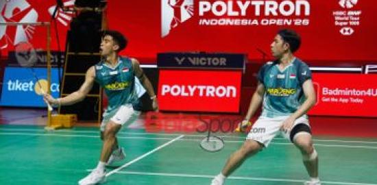 Sabar/Reza Jadi Wakil Indonesia Pertama yang Lolos ke 16 Besar Australian Open 2026