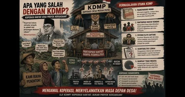 Uji Arah KDMP: Antara Koperasi Rakyat dan Bayang-Bayang Intervensi Kekuasaan