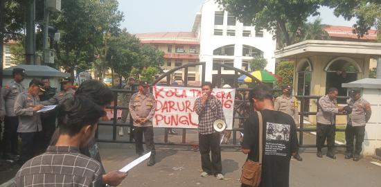 GMT Gelar Aksi Depan Pusat Pemerintahan Kota Tangerang: Desak Dinas Pendidikan Tindak Tegas Dalam Kasus Pungli di KKG Tangerang