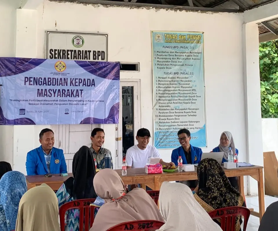 PKM UNPAM Serang Perkuat Koperasi Desa, Tingkatkan Partisipasi Warga Ranjeng
