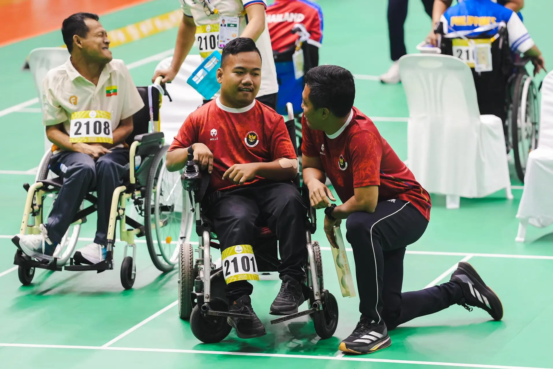 Menpora Erick Thohir Motivasi Tim Boccia Indonesia di ASEAN Para Games 2025