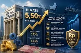 Bank Indonesia Naikkan BI-Rate Jadi 5,50 Persen, Fokus Jaga Rupiah dan Tarik Modal Asing