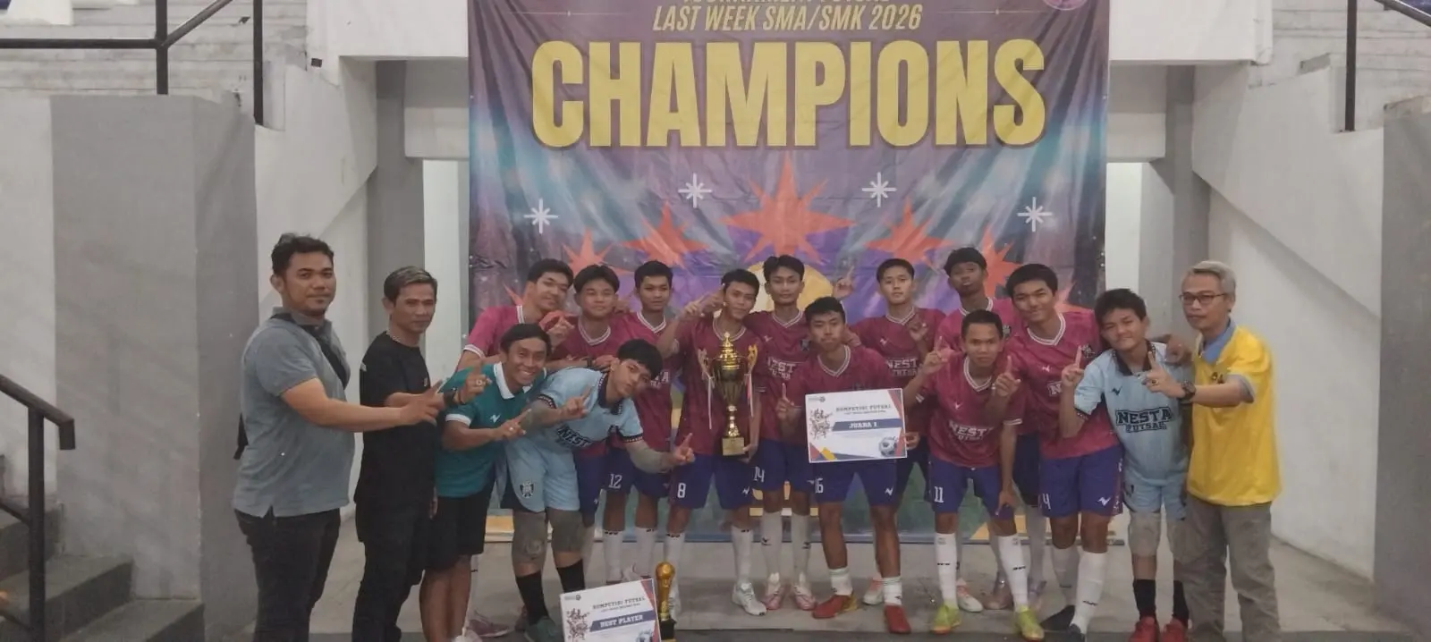 Final Pekatan Turnamen Last Week Futsal Student Spectacular 2026: SMKN 1 Kota Tangerang Menjadi Sang Juara