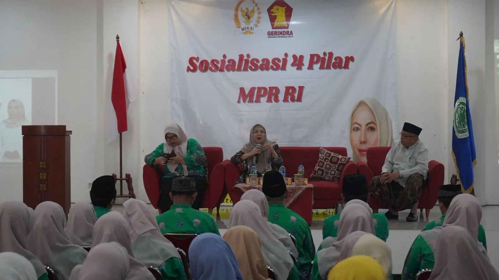 Wakil Ketua DPR RI Fraksi Partai Gerindra Laksanakan 4 Pilar