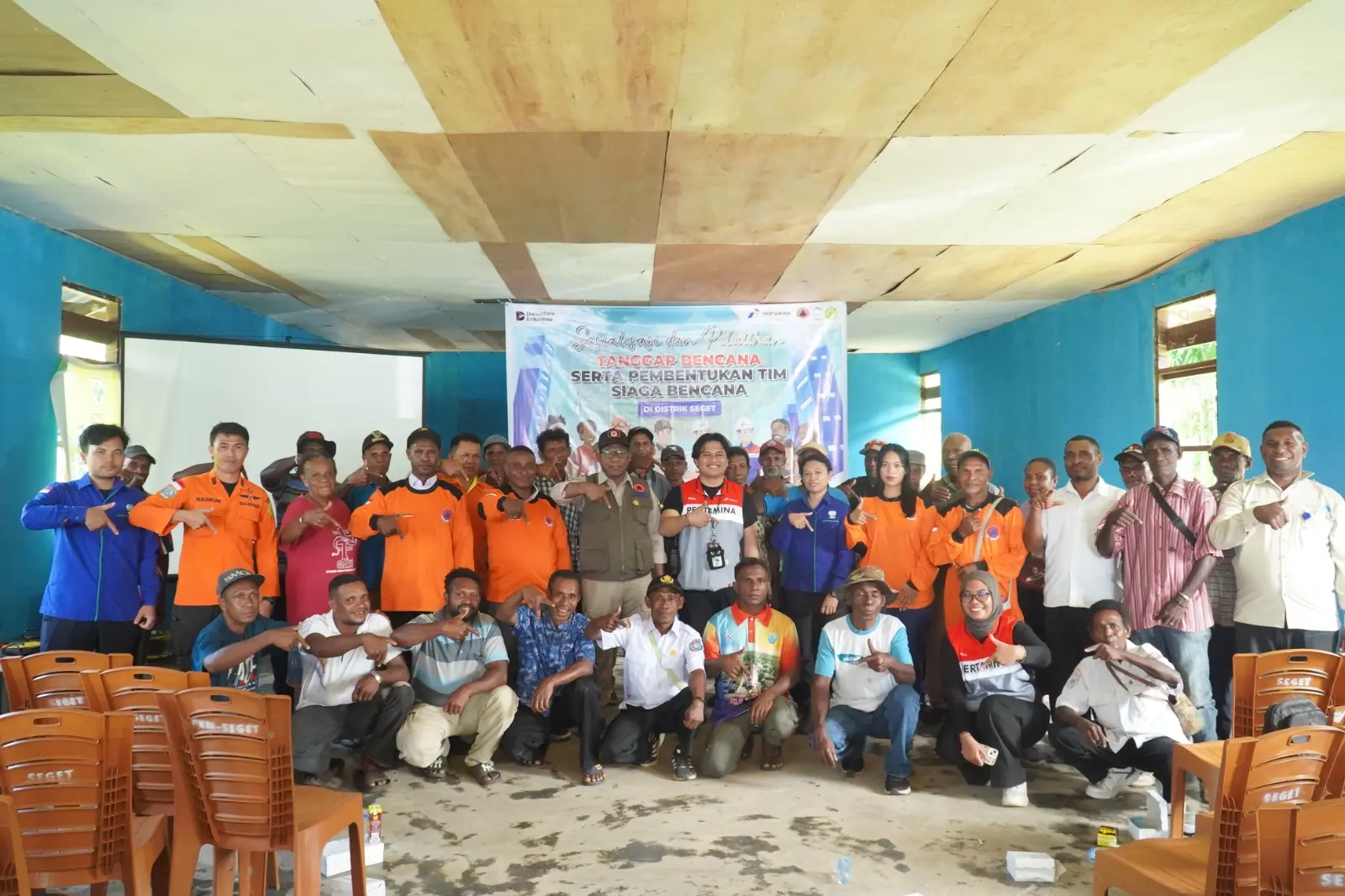Kilang Kasim Dorong Kampung Seget Jadi Pelopor Pesisir Tanggap Bencana di Kabupaten Sorong