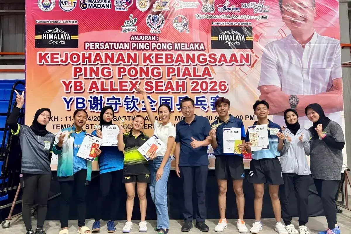 Indonesia Borong Dua Emas di Kejuaraan Tenis Meja Internasional Malaka