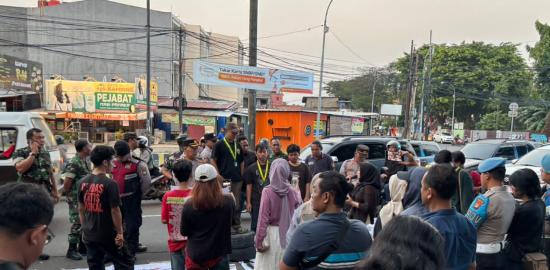 Aksi di Taman Gajah Cikokol, Poros Baru Tangerang Desak Hentikan Program MBG