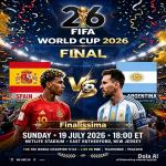 Spanyol Tantang Argentina di Final Piala Dunia 2026, Tim Matador Diunggulkan Raih Gelar Juara