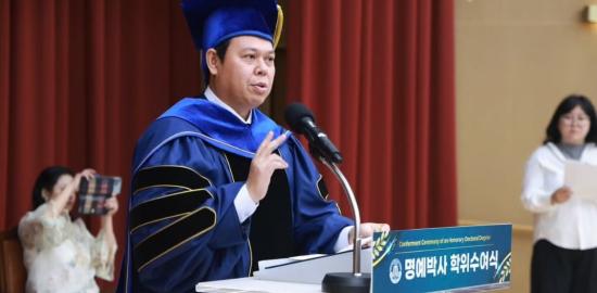 Ketua DPD RI Sultan B. Najamudin Dianugerahi Doktor Honoris Causa dari Korea Maritime and Ocean University