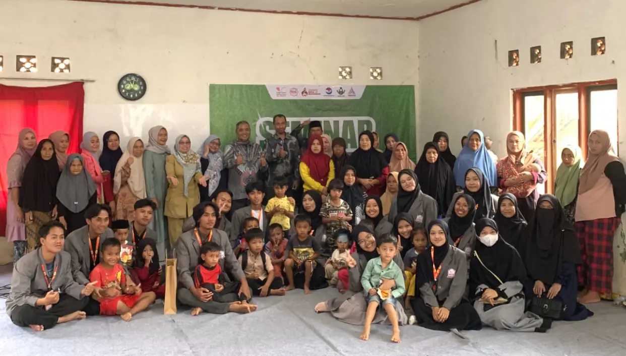 BEM Al Wafa Menggelar Pengabdian Masyarakat di Desa Sukaharja