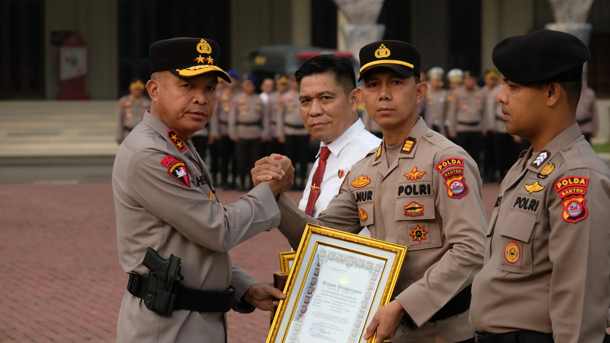 Upacara Hari Kesadaran Nasional, Kapolda Banten Tekankan Pelayanan Humanis dan Profesionalisme Personel