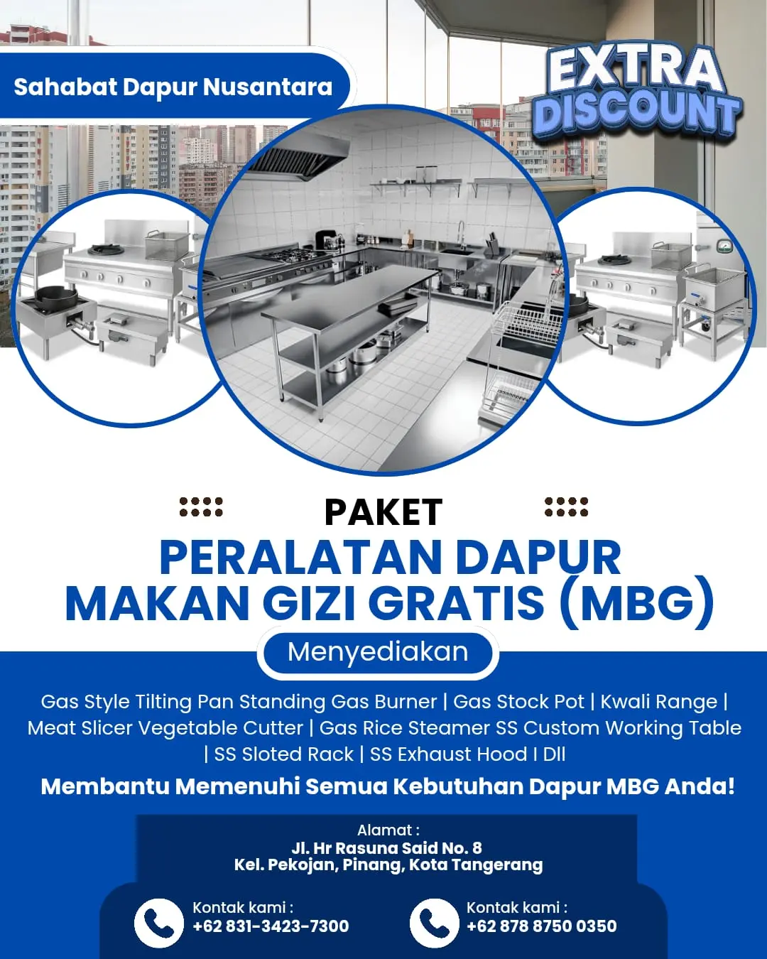 Sahabat Dapur Nusantara Suplai Peralatan Dapur Program MBG ke Berbagai Daerah di Indonesia