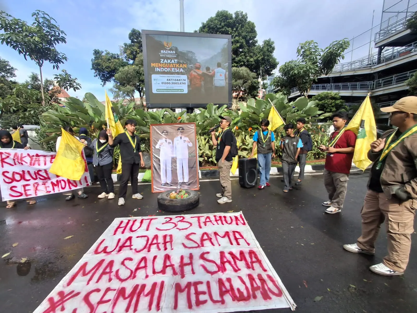 SEMMI Tangerang Gelar Aksi di HUT ke-33 Kota Tangerang: Tujuh Tuntutan Sebagai Hadiah Untuk Kota Tercinta