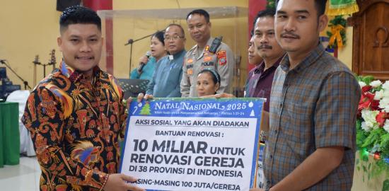 Panitia Natal Nasional 2025 Menyalurkan Bantuan Pendidikan, Ambulance, Renovasi Gereja, dan Sembako di Kepulauan Nias