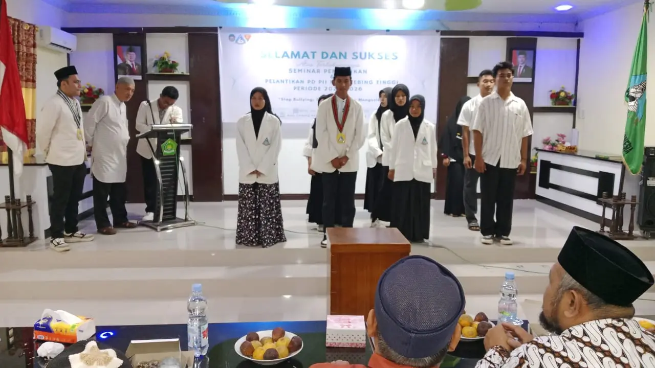 PD PII Kota Tebing Tinggi Resmi Dilantik: Siap Perkuat Pembinaan Pelajar Berbasis Keislaman dan Kepemimpinan