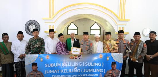 Kapolda Banten Gelar Jumling di Cinangka, Pererat Silaturahmi dengan Masyarakat