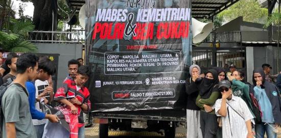 SMIT Datangi Mabes Polri, Lapor Rokok Ilegal di Maluku Utara