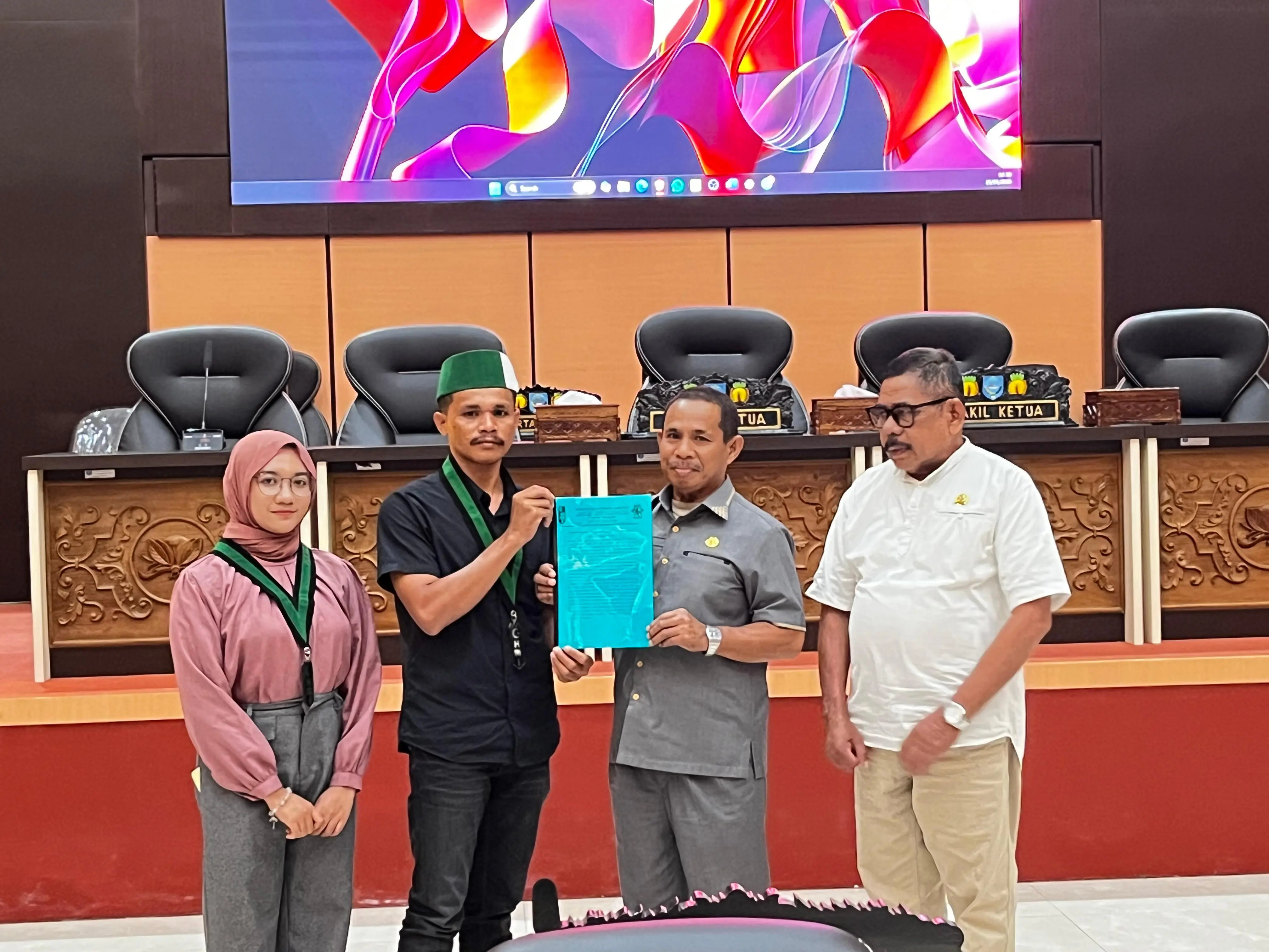 Dorong Green Province, HMI Ternate Ajukan Konsep Ecocracy ke DPRD