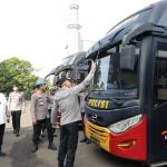 Polda Banten Cek Kesiapan Kendaraan Dinas Jelang Pengamanan Hari Buruh