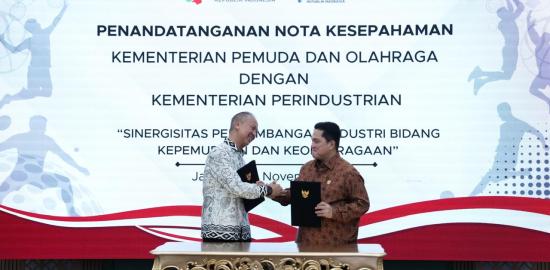 Menpora–Menperin Dorong Izin Edar untuk Perkuat Ekosistem Industri Olahraga Nasional