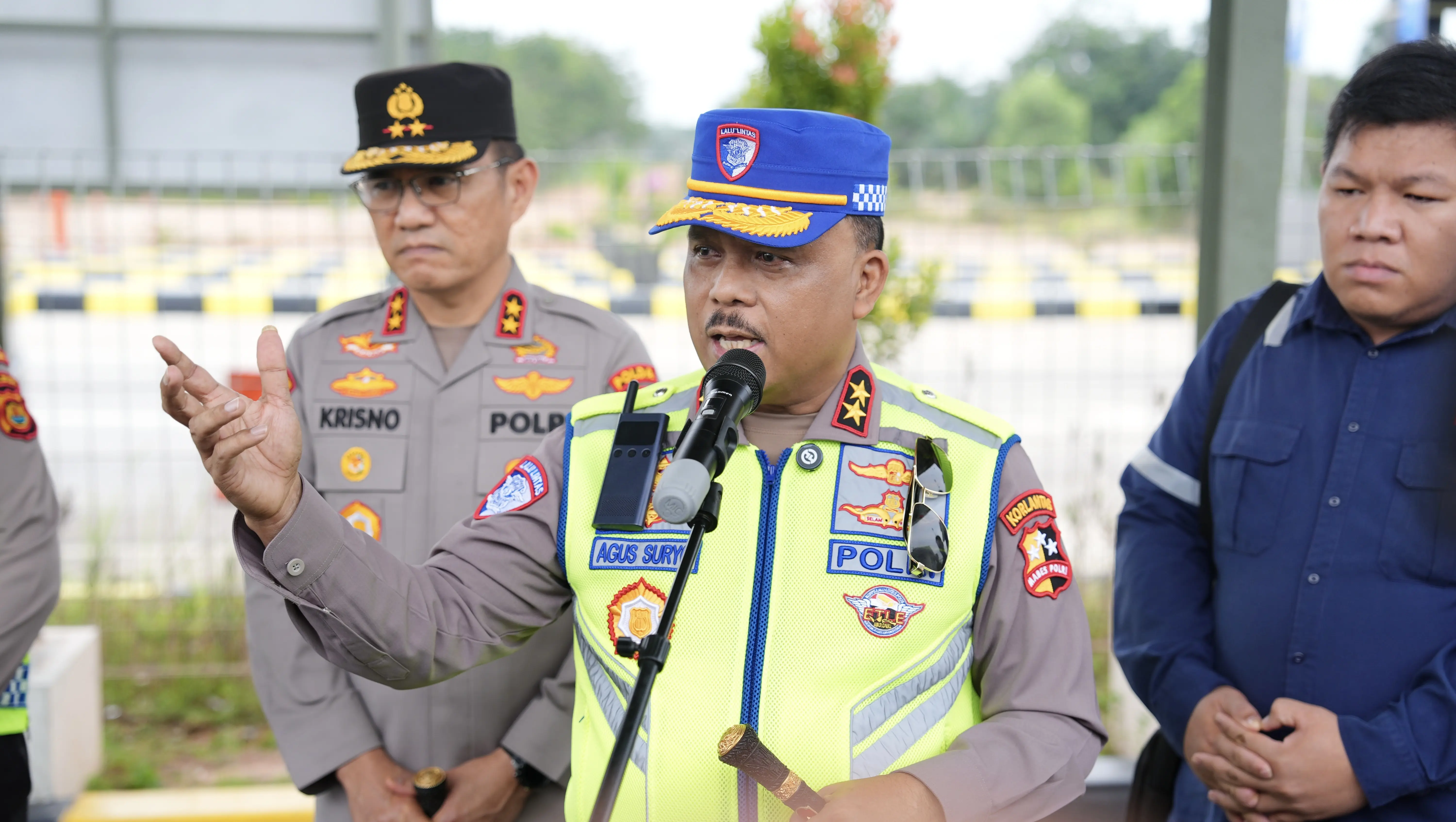 Kakorlantas Tinjau Tol Bayung Lencir–Tempino, Pastikan Kesiapan Arus Mudik Operasi Ketupat 2026