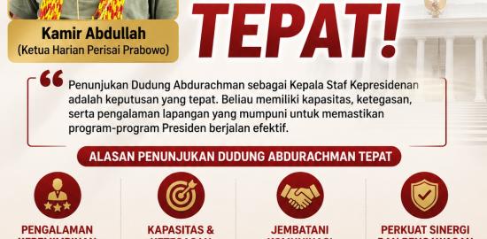 Ketua Harian Perisai Prabowo: Penunjukan Dudung Sebagai KSP Sudah Tepat