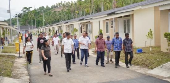 Peresmian Hunian Tetap Untuk Korban Gunung Ruang