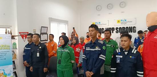 Bulan K3 Nasional; Karyawan PLTMG Sorong Ikuti Pelatihan Keselamatan Kerja