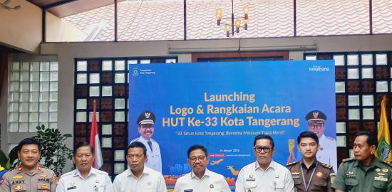 Pemerintah Kota Tangerang Resmikan Logo dan Launching Agenda HUT Ke-33 Kota Tangerang