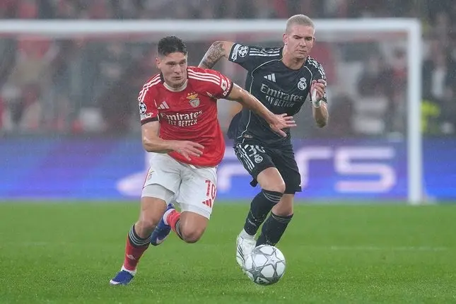 Benfica Tundukkan Real Madrid 4-2 di Matchday ke-8 Liga Champions