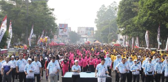 Semarak Hari Bhayangkara ke-80, Polda Banten Perkuat Sinergi Lewat Olahraga Bersama