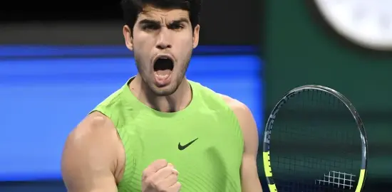 Alcaraz Melaju ke Perempat Final Qatar ExxonMobil Open Usai Tundukkan Royer