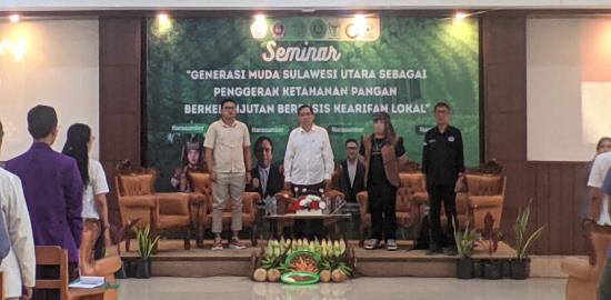 Fakultas Pertanian Universitas Sam Ratulangi Dorong Pemuda Jadi  Motor Ketahanan Pangan Berbasis Kearifan Lokal