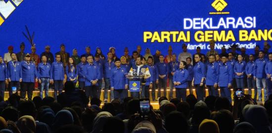 Partai Gema Bangsa Resmi Dideklarasikan, Dukung Prabowo Subianto di Pilpres 2029