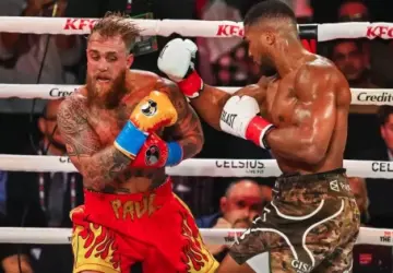 Anthony Joshua Kalahkan Jake Paul, Laga Mencetak Kontroversi dan Rekor Bisnis