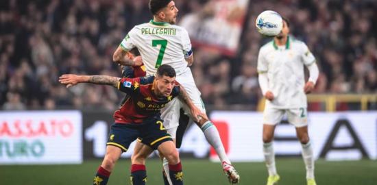 Sassuolo Tumbang 1-2 di Kandang Genoa, Laga Diwarnai Dua Kartu Merah