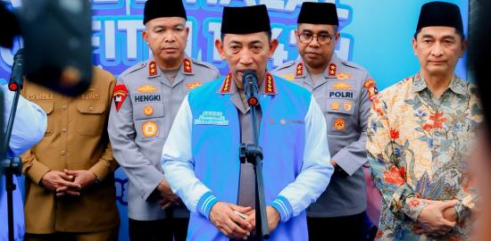 Kapolri Hadiri Halal Bihalal KSPSI, Dorong Sinergi Buruh dan Pengusaha Hadapi Tantangan Global