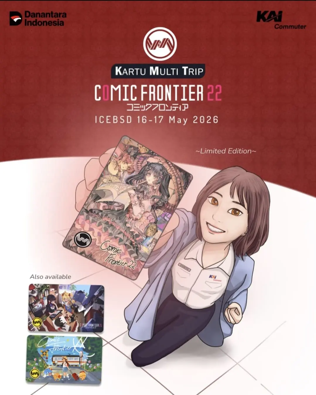 Info Commuter Line: Rangkul Komunitas Kreatif, KAI Commuter Kolaborasi dengan Comic Frontier Luncurkan KMT Edisi Khusus