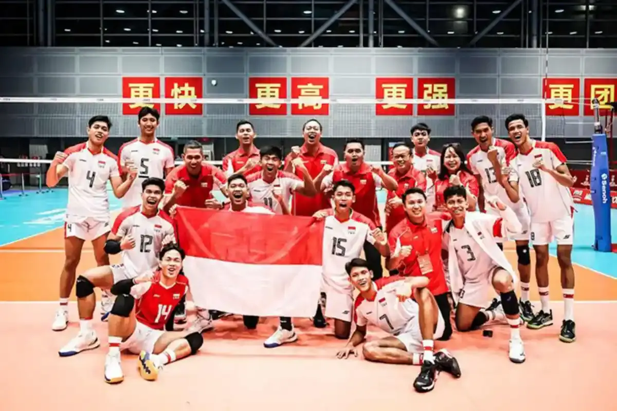 Timnas Voli Indonesia U-21 Kalah Tipis dari Ukraina di Kejuaraan Dunia