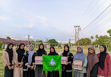 Aksi Solidaritas PD PII Pantai barat - Komisariat PII se Dampelas untuk Sumatera