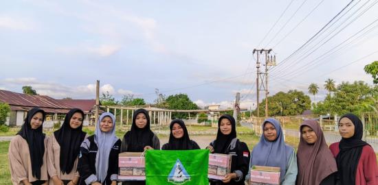 Aksi Solidaritas PD PII Pantai barat - Komisariat PII se Dampelas untuk Sumatera