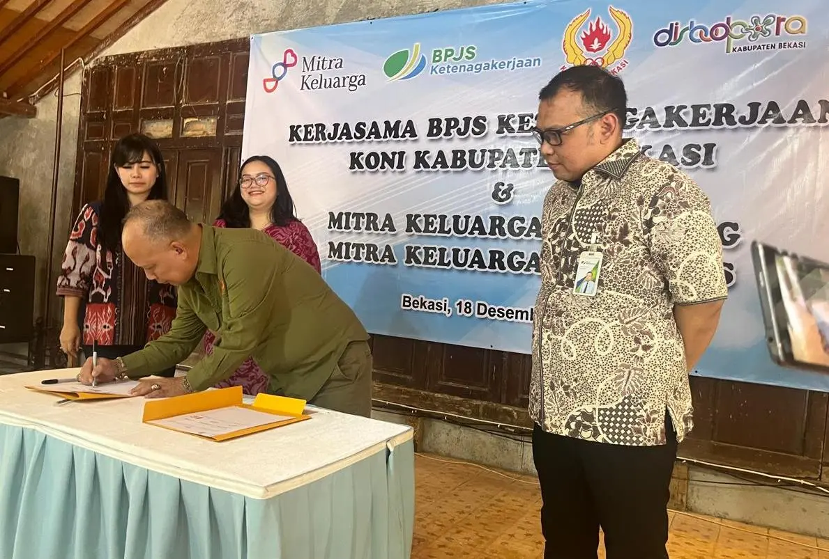 KONI Bekasi Jalin Kerja Sama dengan BPJS dan RS Mitra Keluarga untuk Perlindungan Atlet Porprov 2026