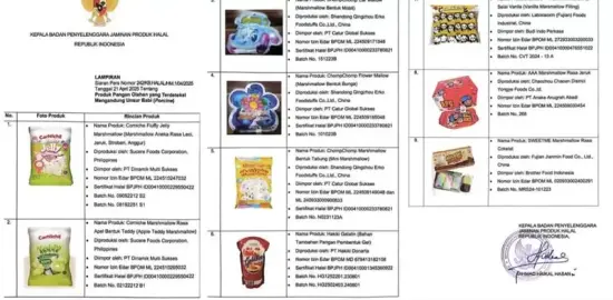 BPJPH Umumkan 9 Produk Marshmallow Mengandung Unsur Babi, Mayoritas Sudah Bersertifikat Halal