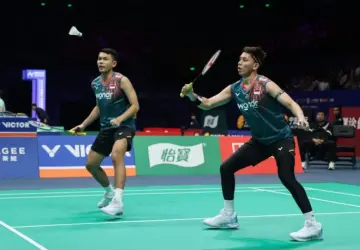 Fajar/Rian Gagal ke Final Thailand Open 2025 Usai Takluk dari Wakil Denmark