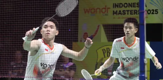 Raymond Indra/Nikolaus Joaquin Lolos Perempat Final Korea Masters 2025