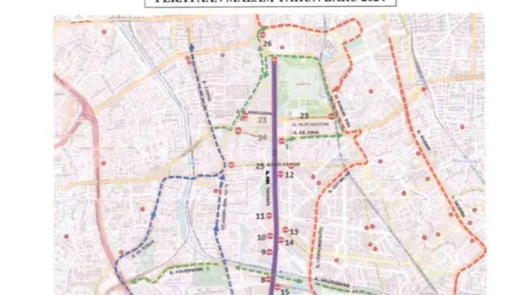 Cek Fakta : Penutupan Jalan Nasional Total saat Malam Tahun Baru