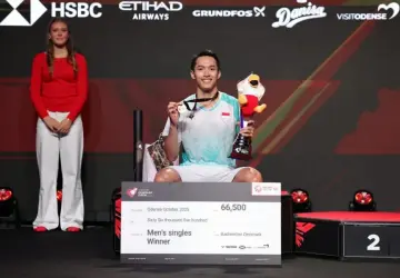 Jonathan Christie Taklukkan Shi Yu Qi, Raih Gelar Denmark Open 2025